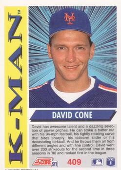 David Cone  baseball card collectible - Main Image 2