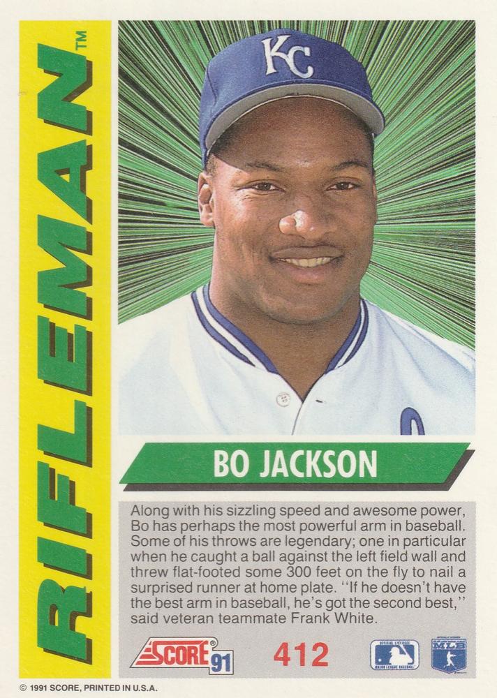 Bo Jackson  baseball card collectible - Main Image 2