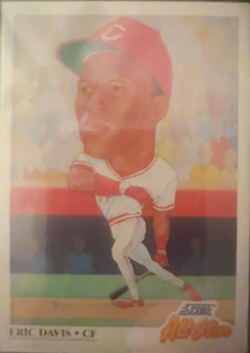 Eric Davis  baseball card collectible - Main Image 3