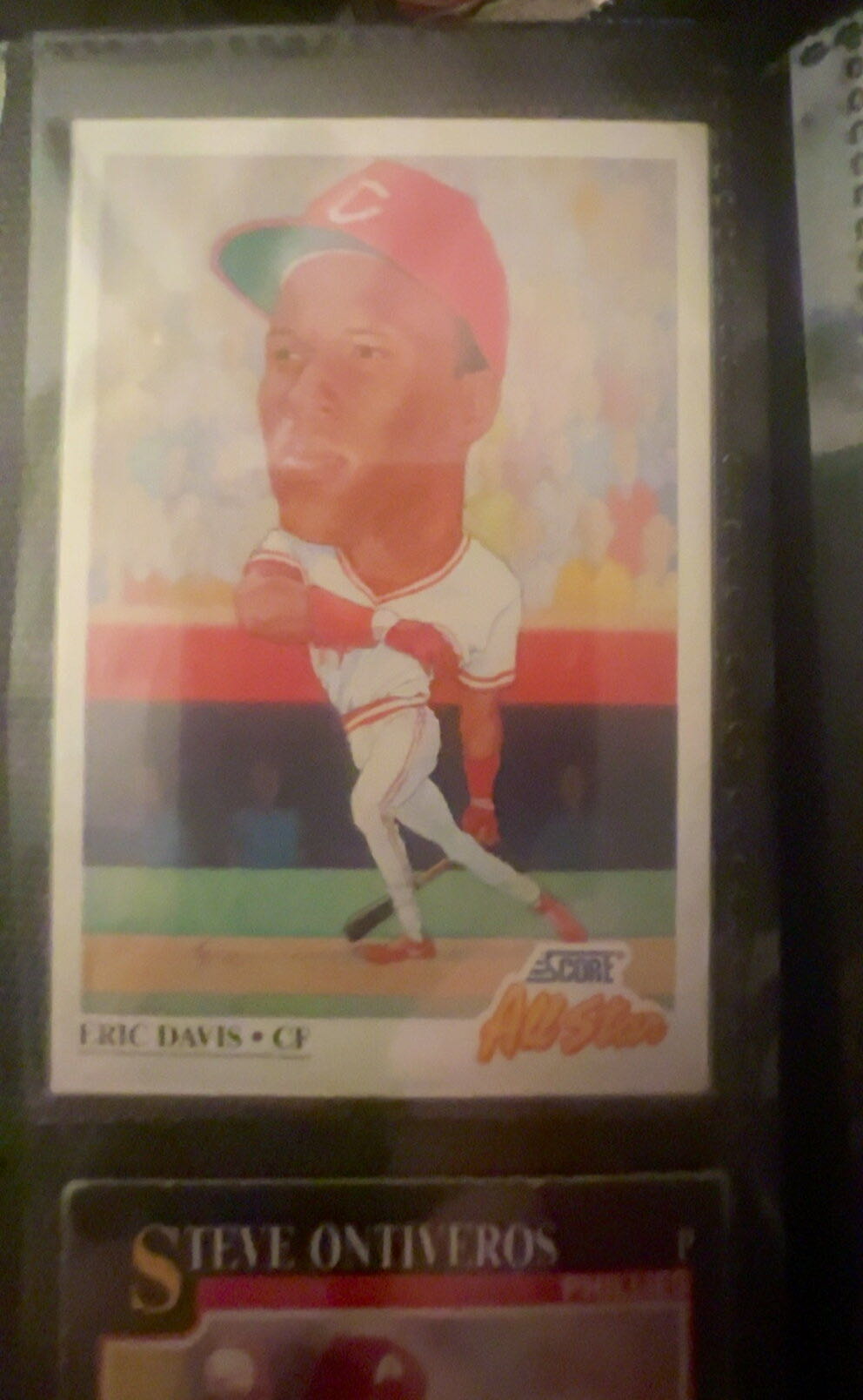 Eric Davis  baseball card collectible - Main Image 4