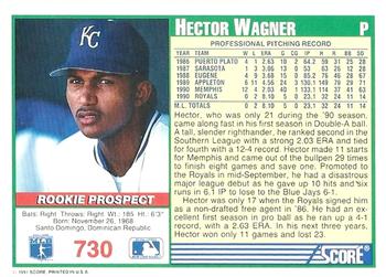 Hector Wagner  baseball card collectible - Main Image 2