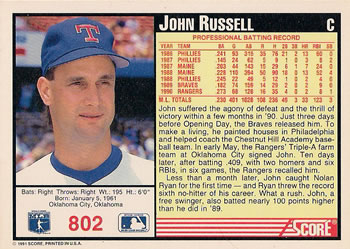 John Russell  baseball card collectible - Main Image 2