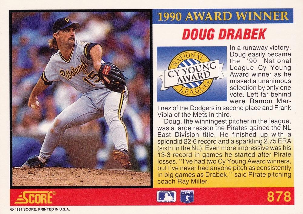 Doug Drabek  baseball card collectible - Main Image 2