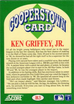 Ken Griffey Jr.  baseball card collectible - Main Image 2
