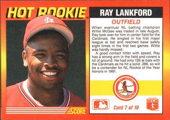 Ray Lankford  baseball card collectible - Main Image 2