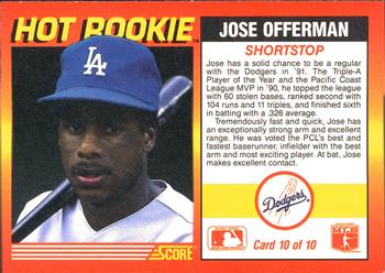 Jose Offerman  baseball card collectible - Main Image 2
