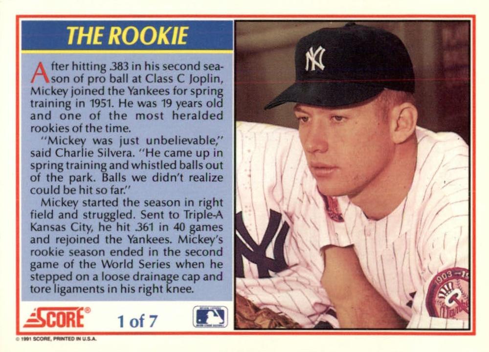 The Rookie PR5500  baseball card collectible - Main Image 2