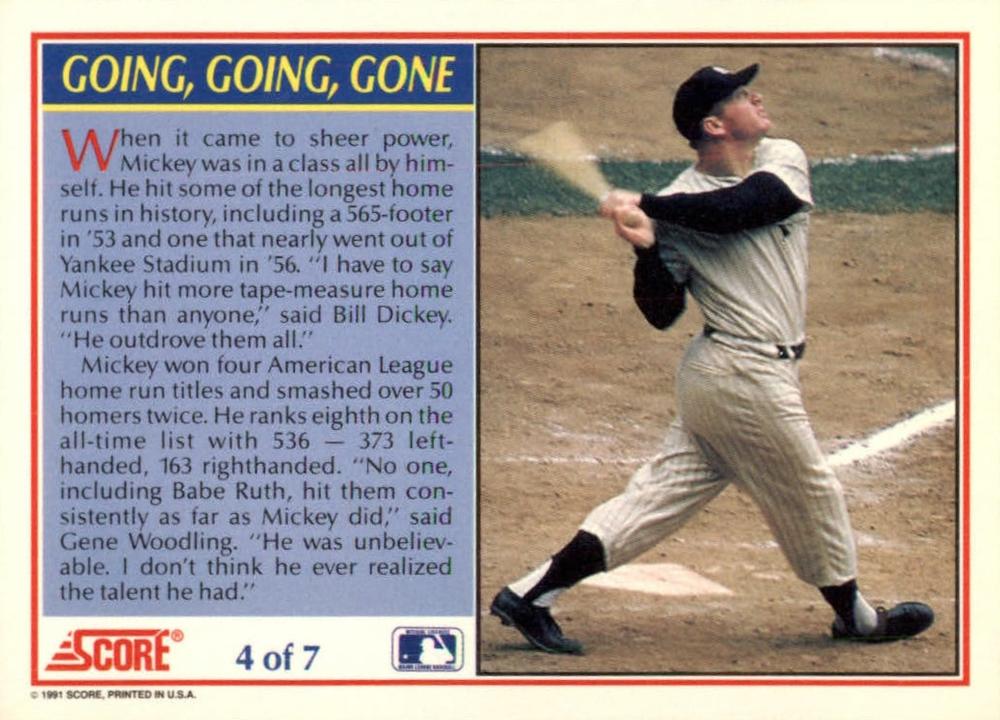 Going, Going, Gone PR5500  baseball card collectible - Main Image 2
