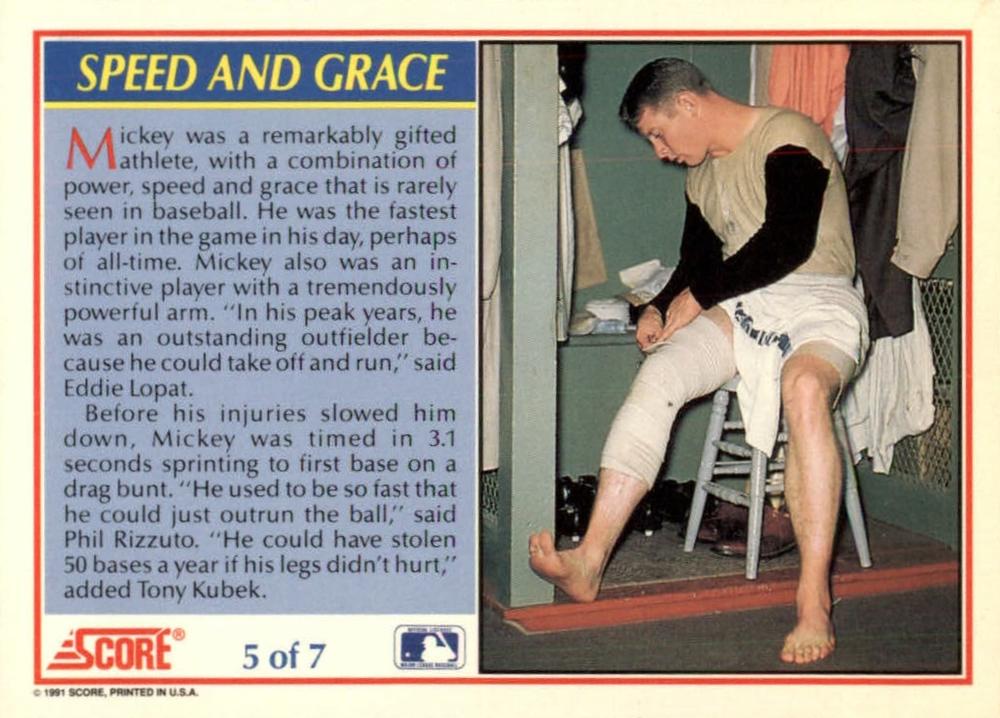 Speed and Grace PR5500  baseball card collectible - Main Image 2