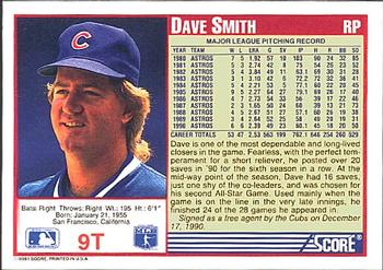 Dave Smith  baseball card collectible - Main Image 2