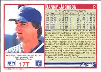 Danny Jackson  baseball card collectible - Main Image 2