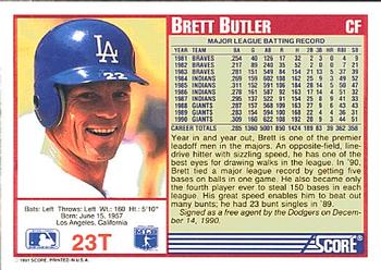 Brett Butler  baseball card collectible - Main Image 2