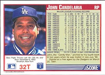 John Candelaria  baseball card collectible - Main Image 2