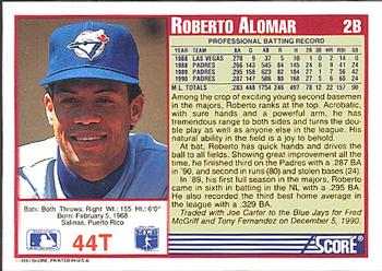 Roberto Alomar  baseball card collectible - Main Image 2
