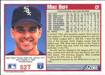 Mike Huff  baseball card collectible - Main Image 2