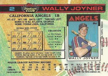 Wally Joyner  baseball card collectible - Main Image 2