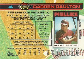 Darren Daulton  baseball card collectible - Main Image 2