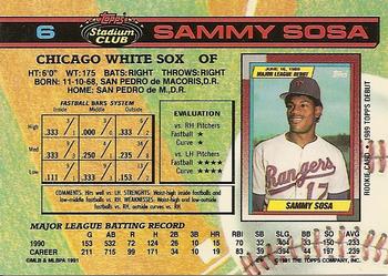Sammy Sosa  baseball card collectible - Main Image 2