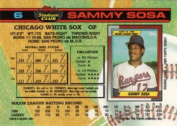 Sammy Sosa  baseball card collectible - Main Image 2