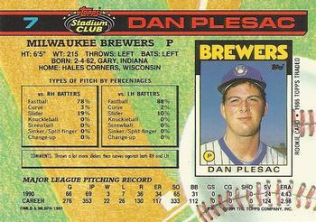 Dan Plesac  baseball card collectible - Main Image 2