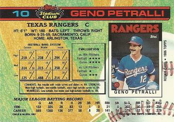 Geno Petralli  baseball card collectible - Main Image 2