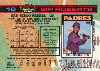 Bip Roberts  baseball card collectible - Main Image 2