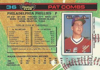 Pat Combs  baseball card collectible - Main Image 2