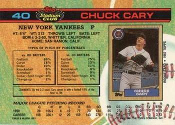 Chuck Cary  baseball card collectible - Main Image 2
