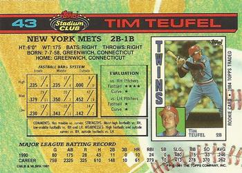 Tim Teufel  baseball card collectible - Main Image 2