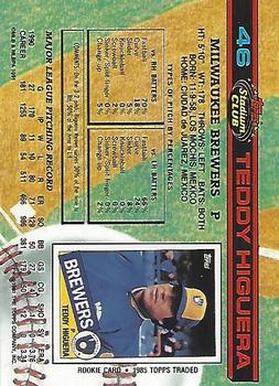 Teddy Higuera  baseball card collectible - Main Image 2