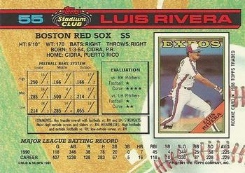 Luis Rivera  baseball card collectible - Main Image 2