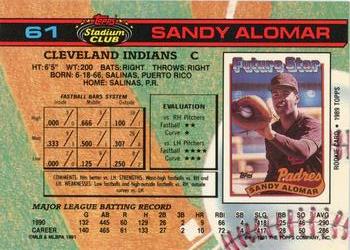 Sandy Alomar  baseball card collectible - Main Image 2