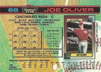 Joe Oliver  baseball card collectible - Main Image 2