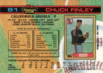 Chuck Finley  baseball card collectible - Main Image 2