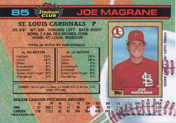 Joe Magrane  baseball card collectible - Main Image 2
