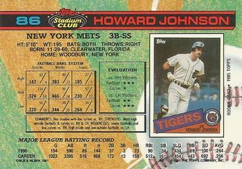 Howard Johnson  baseball card collectible - Main Image 2