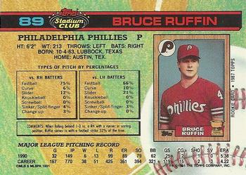Bruce Ruffin  baseball card collectible - Main Image 2