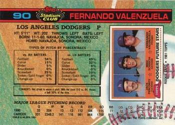 Fernando Valenzuela  baseball card collectible - Main Image 2