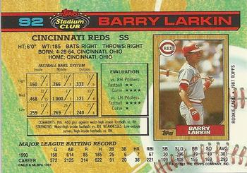Barry Larkin  baseball card collectible - Main Image 2