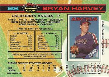 Bryan Harvey  baseball card collectible - Main Image 2
