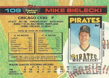 Mike Bielecki  baseball card collectible - Main Image 2