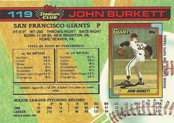 John Burkett  baseball card collectible - Main Image 2