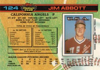 Jim Abbott  baseball card collectible - Main Image 2