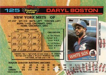 Daryl Boston  baseball card collectible - Main Image 2