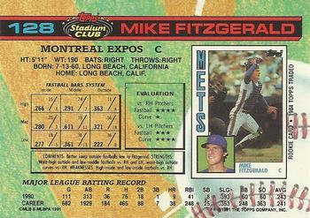 Mike Fitzgerald  baseball card collectible - Main Image 2
