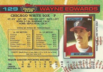 Wayne Edwards  baseball card collectible - Main Image 2