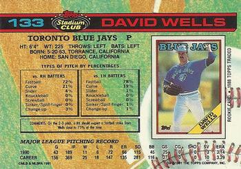 David Wells  baseball card collectible - Main Image 2