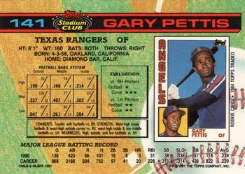 Gary Pettis  baseball card collectible - Main Image 2