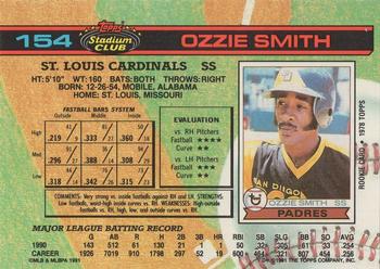 Ozzie Smith  baseball card collectible - Main Image 2