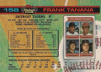 Frank Tanana  baseball card collectible - Main Image 2